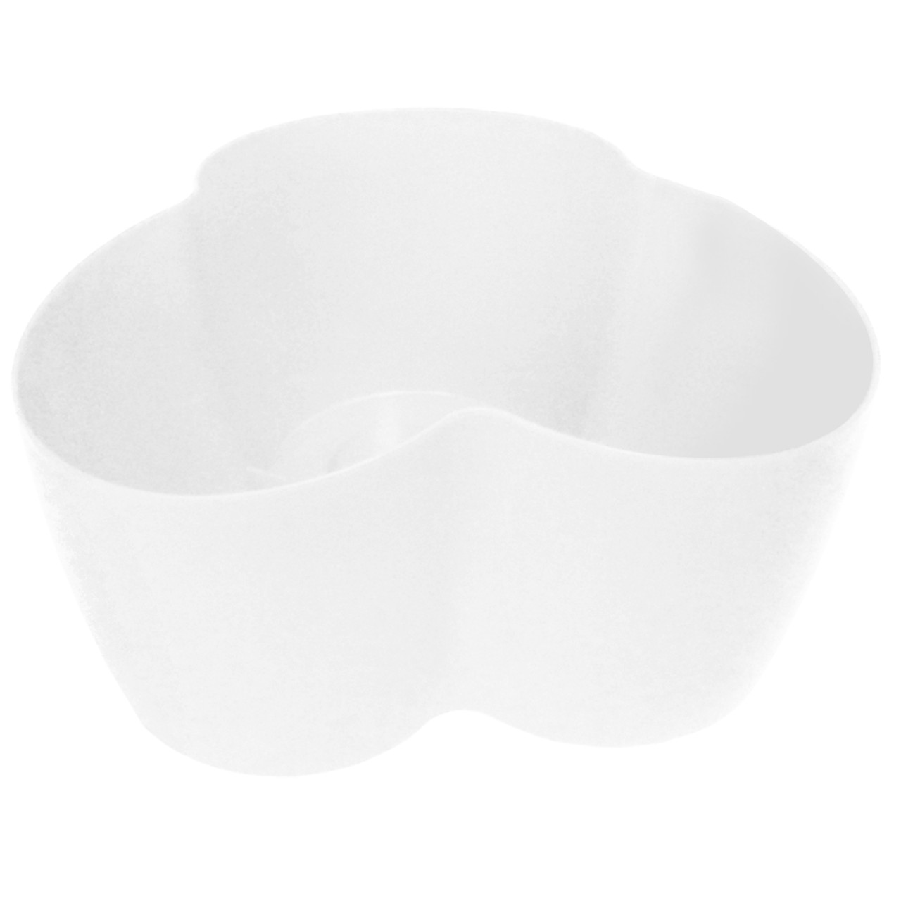 Вазон Кактусник на 3 рослини 10х9 см 1.1 л білий Алеана, фото 1