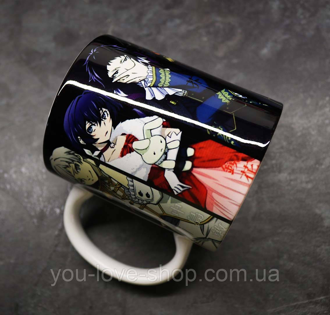 Чашка Bungo Stray Dogs "Акутагава та інші" гуртка Проза бродячих псів