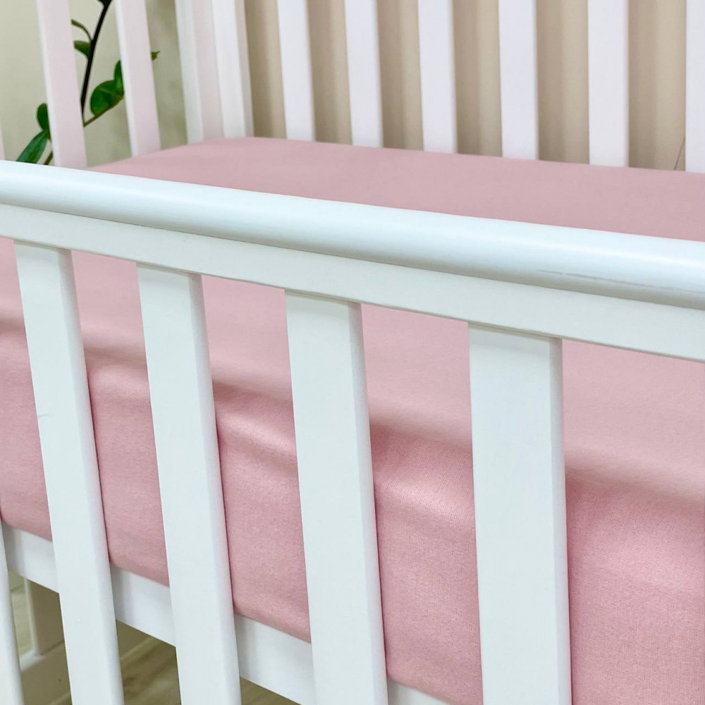 Простирадло дитяче фланель темна пудра