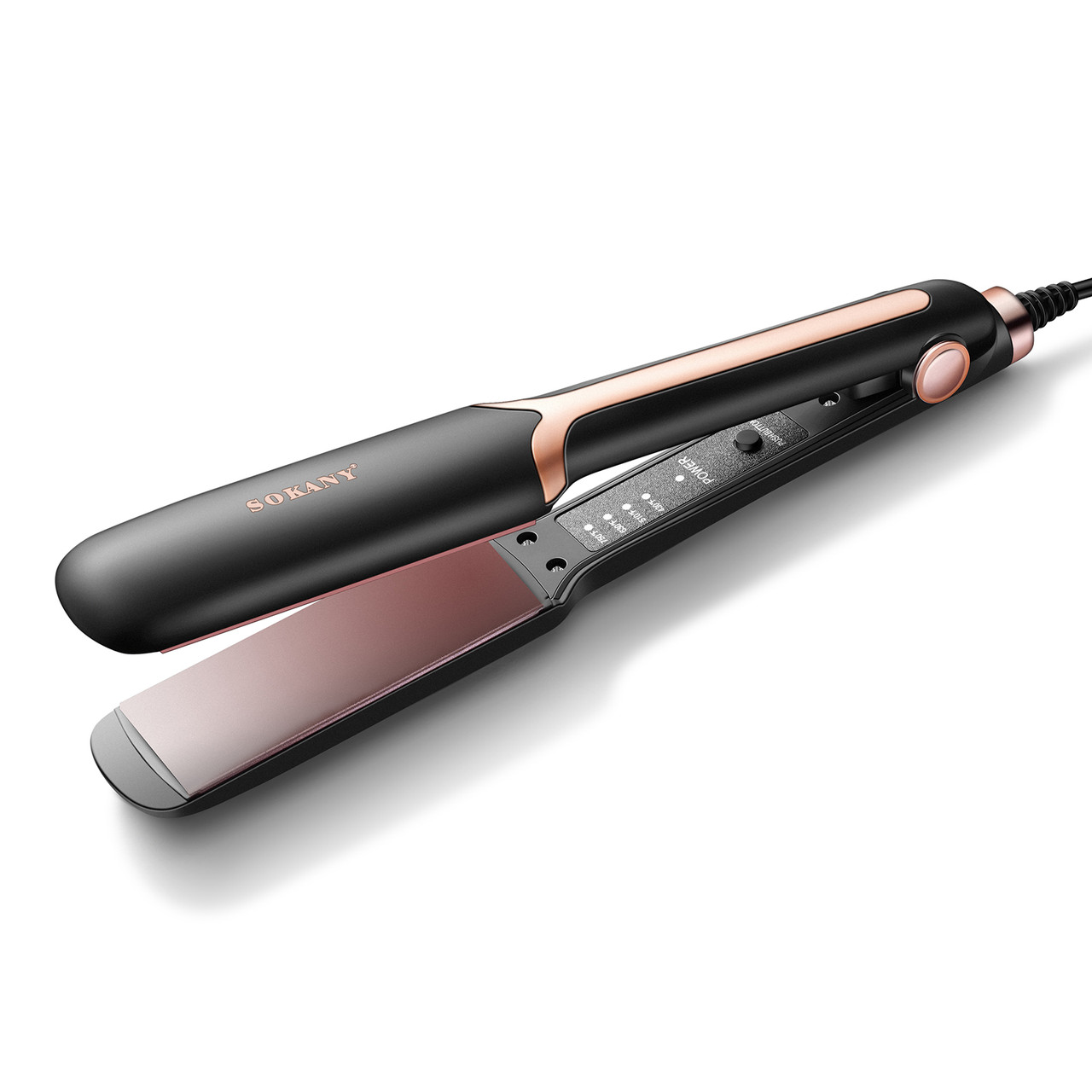 Плойка випрямляч для волосся Sokany SK-1907 30 Вт прасок з іонізацією, 3 кольори