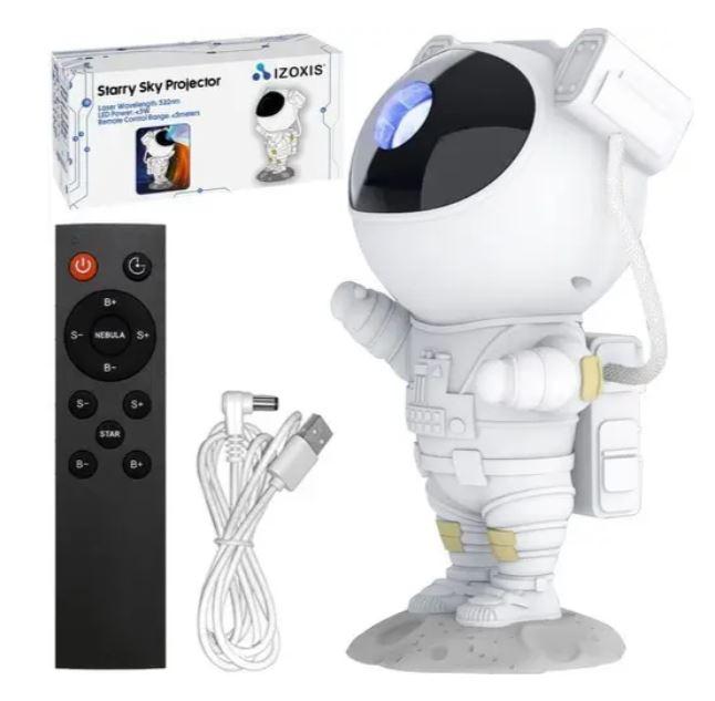 Світлодіодний зірковий проєктор Izoxis 21857 космонавт.