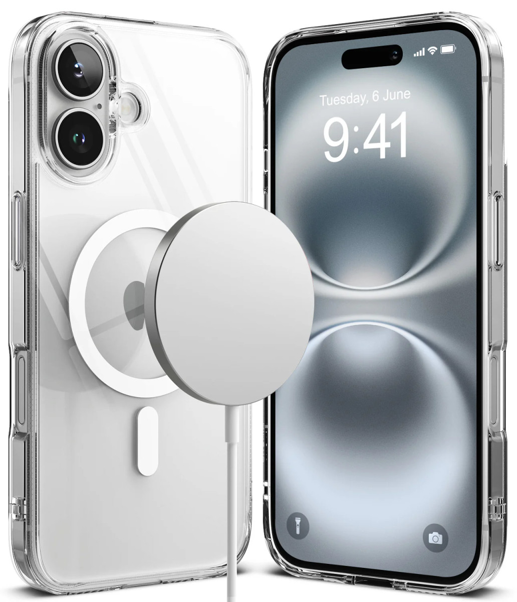 Чохол Ringke Fusion Magnetic до iPhone 16 Clear (FMG891E52)