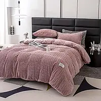 Велюрова постільна білизна плюш мікрофібра євро Соти Colorful Home 200х230