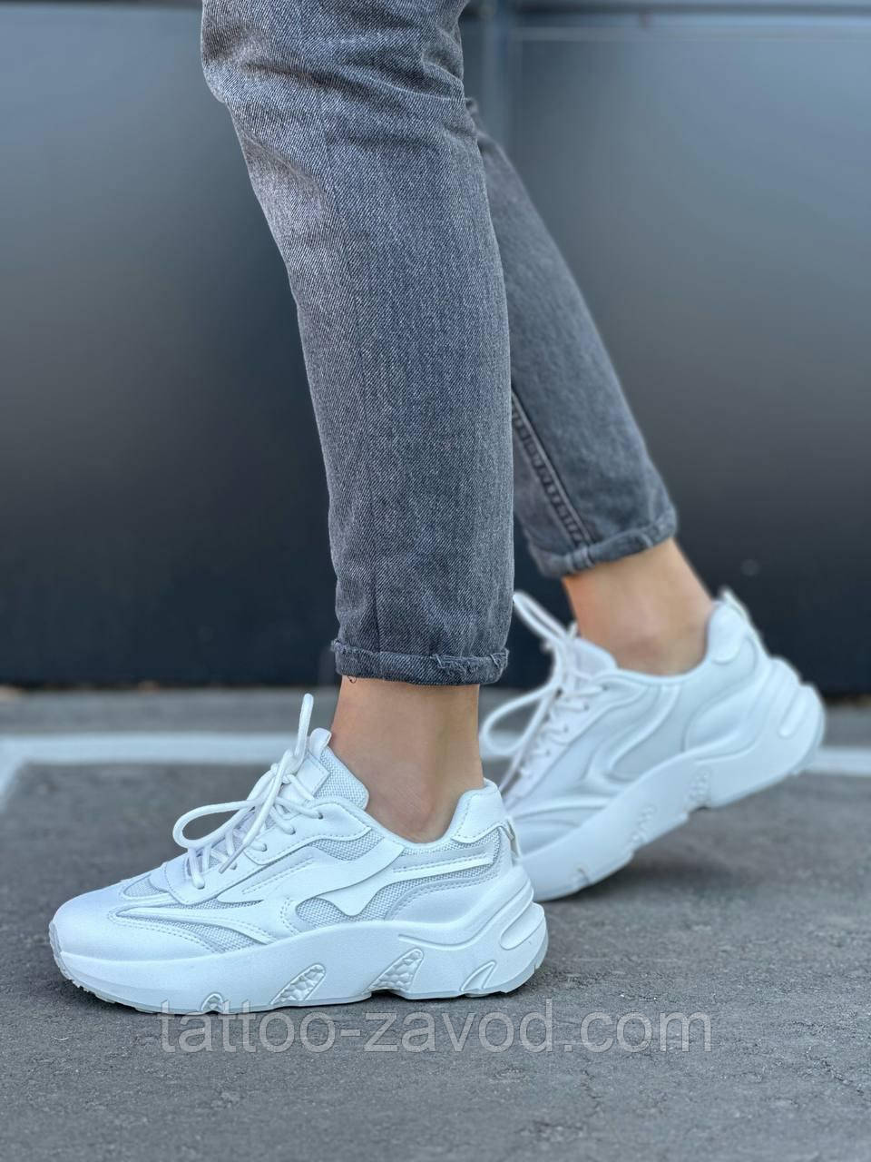 Кросівки жіночі білі 36 38 39 41, фото 1