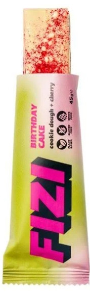 Батончик Fizi Birthday Cake Cookie Dough+Cherry 45г вишня