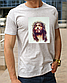 Релігійні футболки з християнським принтом Ісус, християнські бавовняні х/б розмір S, фото 4