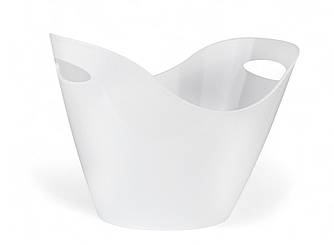 Відро для льоду з ручками з полістиролу біле 8 л