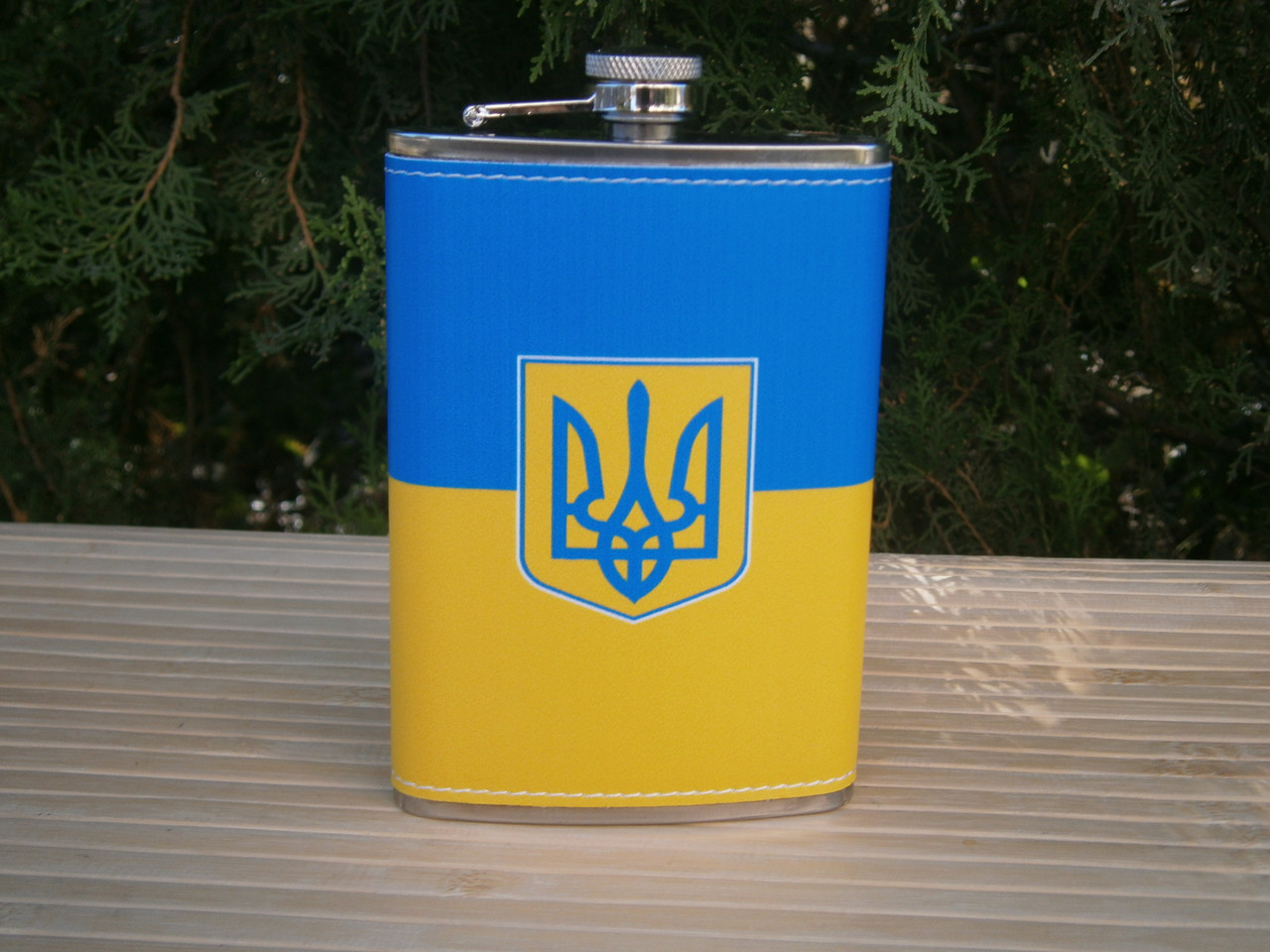 Фляга кишенькова Україна UA-023 266 мл 9 oz нержавіюча сталь