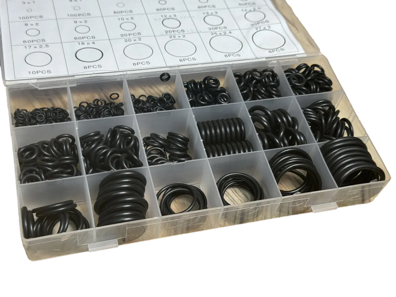 Резиновые уплотнительные кольца 770 шт, фото 1