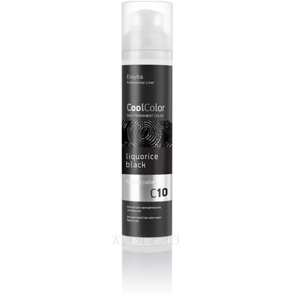 Напівперманентна фарба Erayba Cool Color C 10 чорний 100 мл, фото 1