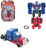 Трансформер Оптимус Прайм 4 кроки трансформації, 9 см