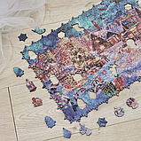 Середній Фігурний Дерев'яний Пазл Різдвяна казка L, фото 3