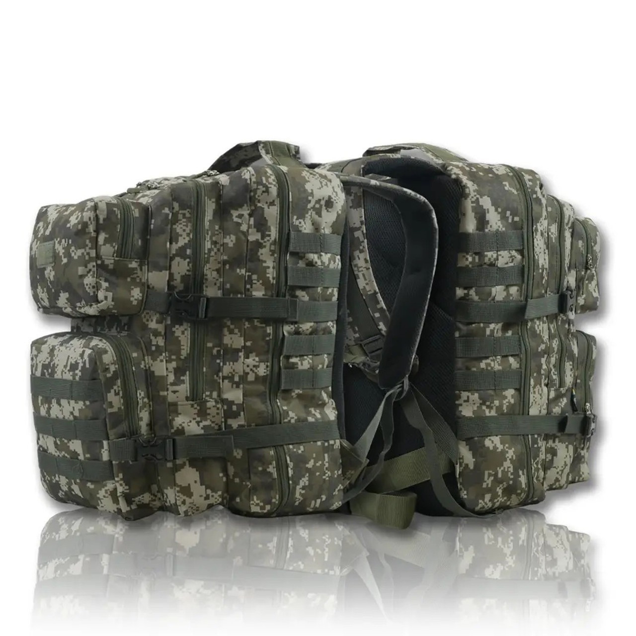 Армійський рюкзак 40л Оснащений системою MOLLE + Компресійні ремені | Для щоденного використання у польових умовах