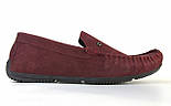 Мокасини чоловічі перфоровані літні бордові взуття Rosso Avangard Guerin M4 Perf Bordeaux, фото 2