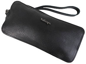 Невелика чоловіча барсетка на три відділення Mykhail Ikhtyar чорна