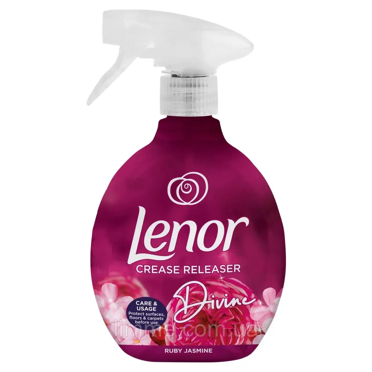 Спрей для розгладження складок на одязі Lenor Crease Releaser Ruby Jasmine 500 мл.