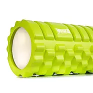 Масажний ролик (роллер) PowerPlay 4025 Massage Roller Зелений (33x14см.), фото 3