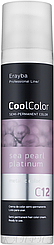 Напівперманентна фарба Erayba Cool Color C 12 перлинно-платиновий 100 мл