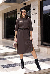 Трикотажна сукня вільного крою "Berry" | Норма і батал