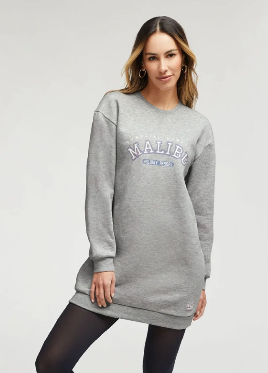 Туніка жіноча з флісовим начісом принт - текст