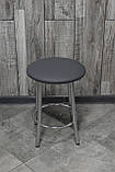 Табурет "Муза", стілець кухонний, стілець для кухні, металевий табурет із м'яким сидінням, фото 8