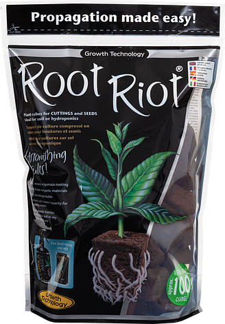 Root Riot Natural Rooting Sponges - Натуральні спонжі для пророщування (100шт в упаковці), фото 1