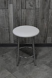 Табурет "Муза", стілець кухонний, стілець для кухні, металевий табурет із м'яким сидінням, фото 3