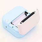 Портативний міні принтер + 5 рулонів термопаперу, Bluetooth, М3 / Дитячий термопринтер / Принтер для телефону, фото 5