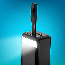 Повербанк XO PR159 PD20W 60000 mAh зі швидкою зарядкою повербанк для смартфона планшета - Чорний, фото 5