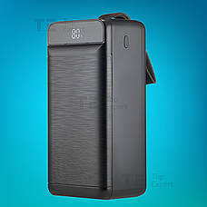 Повербанк XO PR159 PD20W 60000 mAh зі швидкою зарядкою повербанк для смартфона планшета - Чорний, фото 3