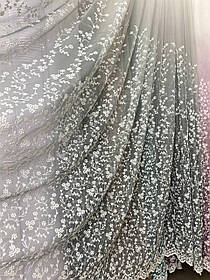 Тюль АМБРЕ  заввишки 2,9 м. Темно-сірий