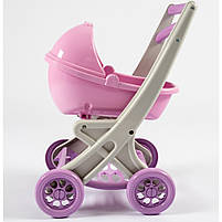 Коляска для ляльок з люлькою, артикул 0121/04 DOLONI, фото 3
