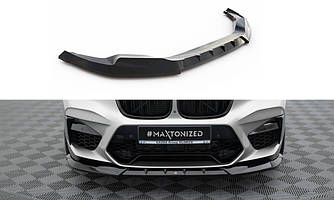 Сплітер BMW X4M F98 тюнінг обвіс губа спідниця елерон (V1)