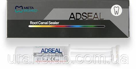Герметик адсил adseal plus клікер 13,5 гр. на основі епоксидної смоли в комбінації з гутаперчими штифтами