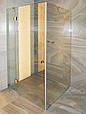 Скляні душові кабіни кутові 100х100х200 (h), фото 10