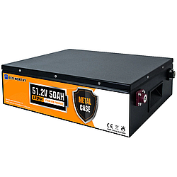 Акумулятор ECO-WORTHY LiFePO4 51,2v 50ah літієвий з вбудованим BMS