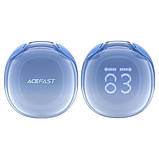 Навушники бездротові ACEFAST T9 Crystal (Air) color bluetooth earbuds блакитні, фото 4