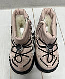 Зимові чоботи для дівчаток луноходи  W.Niko рожеві 23-27, фото 5