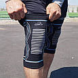 Наколінники спортивні PowerPlay PP-4099 Knee Support Чорно/Сині L/XL (пара), фото 4