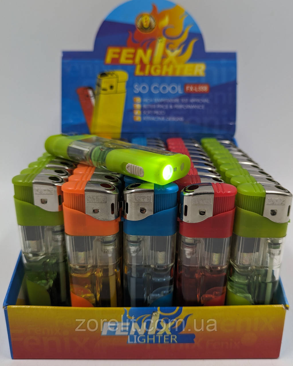 Запальнички Fenix з ліхтариком