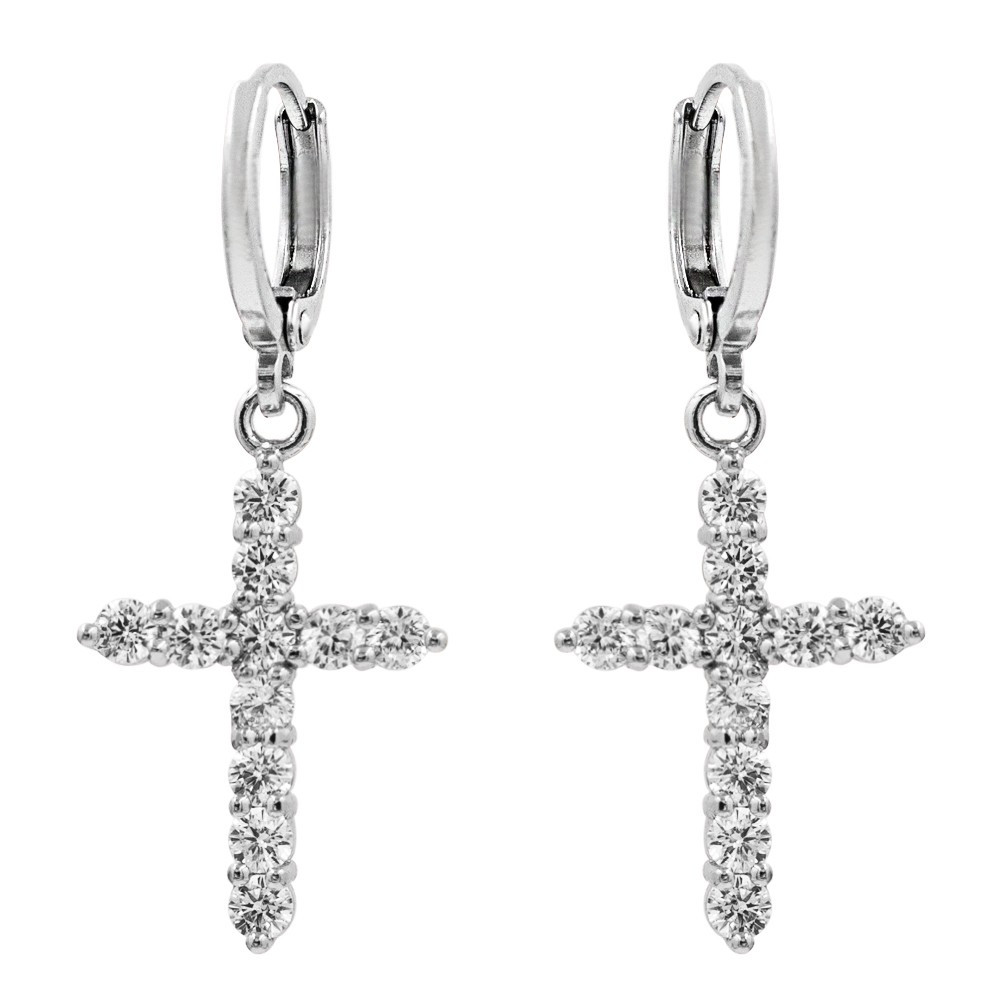 Сережки Хрестики родій Xuping 324797.3(3)