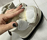 Дитячі зимові чоботи угги  Paliament з екошкіри  сірі  24-25, фото 3