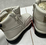 Дитячі зимові чоботи угги  Paliament з екошкіри  сірі  24-25, фото 4