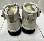 Дитячі зимові чоботи угги  Paliament з екошкіри  сірі  24-25, фото 5