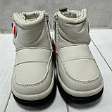 Дитячі зимові чоботи угги  Paliament з екошкіри  сірі  24-25, фото 6