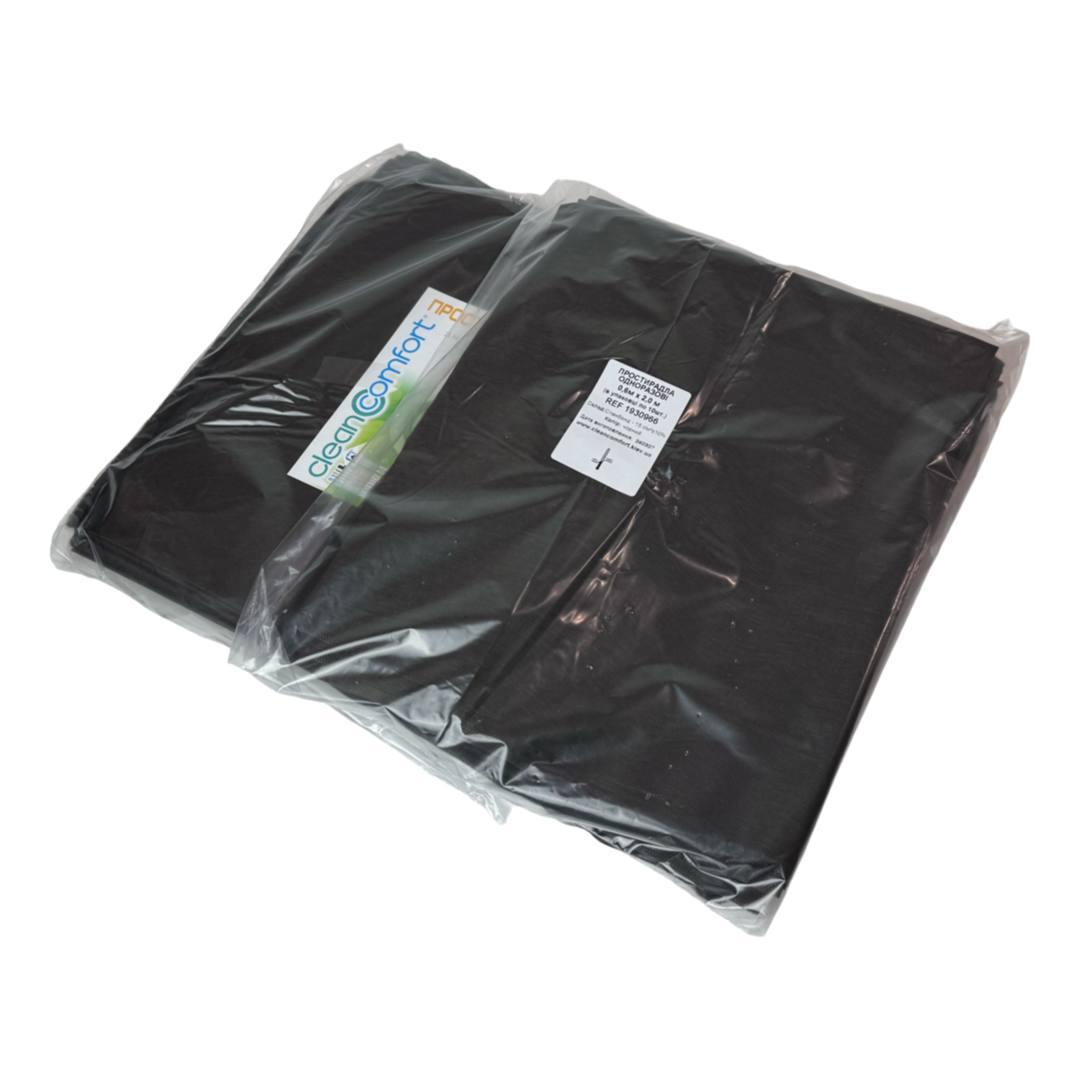 Одноразові простирадла нарізані спанбонд CleanComfort 0,6*2 п.м. 10 шт/уп. в упаковці щільність 15 г/м2