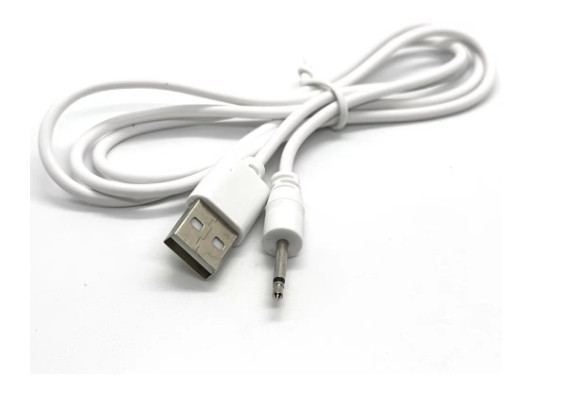 Універсальний USB 2.5 кабель для вібромасажерів та іграшок 1м
