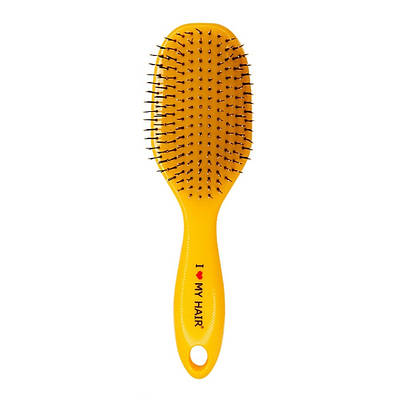 Щітка для волосся I Love My Hair Spider 12 рядів глянцева жовта L (1502 YELLOW)