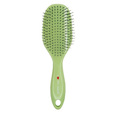 Щітка для волосся I Love My Hair Spider 12 рядів глянцева зелена L (1502 GREEN)