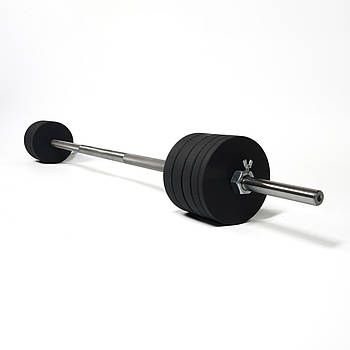 Штанга набірна, пряма 1,5 м, 45 кг, Сталь з покриттям